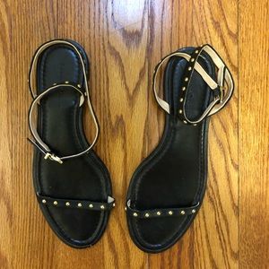 Studded leather sandals